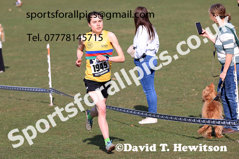 Senior womens 2025 UK CAU Inter Counties Cross Country Champs., Wollaton Park, Nottingham. Photo: David T. Hewitson/Sports for All Pics